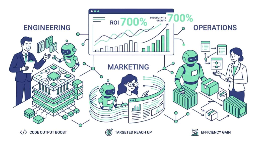 개발·마케팅·운영 부서별 AI 우선 적용 영역 정리  

