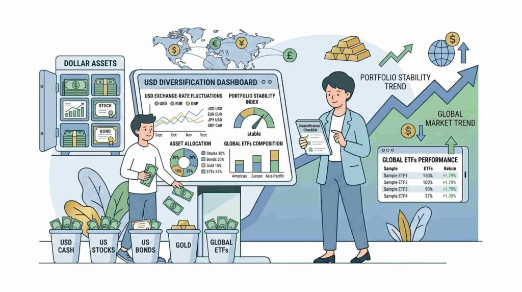 달러 자산 분산 투자 방법｜환율 변동에도 안정적인 선택
