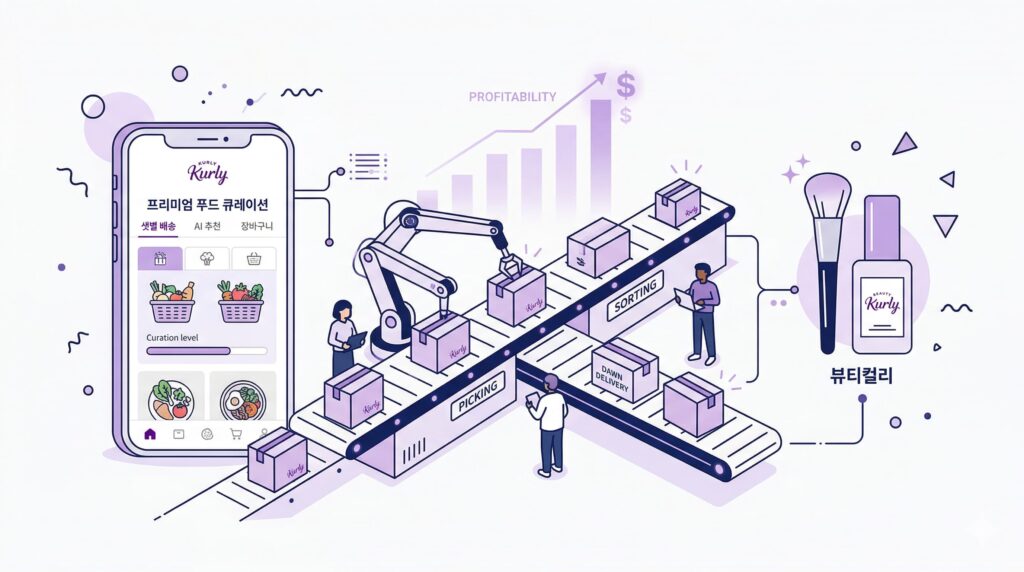 컬리(Kurly) 흑자 전환의 비밀  리테일 테크와 뷰티컬리 전략 분석 2026
